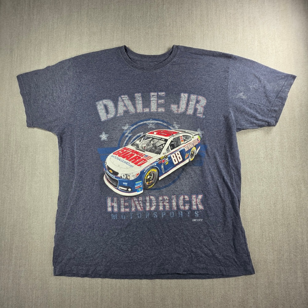 NASCAR T-Shirt Men XL Blue Dale Earnhardt Jr Hendrick Motorsports 88 Graphic